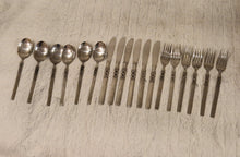 Load image into Gallery viewer, Northland Artistic Stainless Flatware Lot Oneida Spoons, Knives and Forks Set 18 Pieces
