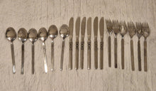 Load image into Gallery viewer, Northland Artistic Stainless Flatware Lot Oneida Spoons, Knives and Forks Set 18 Pieces