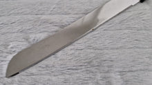 Load image into Gallery viewer, Vintage Black Plastic Handle Stainless Steel Serrated Bread Knife - Circa 1990's , 32cm Long