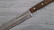 Load image into Gallery viewer, Vintage Prestige Hollow Ground Vanadium Stainless Kitchen Knife With Wooden Handle, 26cm long