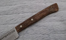 Load image into Gallery viewer, Vintage Prestige Hollow Ground Vanadium Stainless Kitchen Knife With Wooden Handle, 26cm long