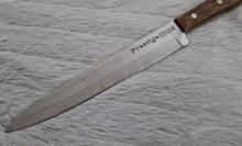 Load image into Gallery viewer, Vintage Prestige Hollow Ground Vanadium Stainless Kitchen Knife With Wooden Handle, 26cm long