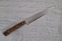 Load image into Gallery viewer, Vintage Prestige Hollow Ground Vanadium Stainless Kitchen Knife With Wooden Handle, 26cm long