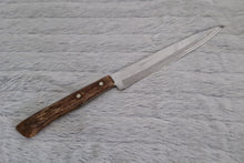 Load image into Gallery viewer, Vintage Prestige Hollow Ground Vanadium Stainless Kitchen Knife With Wooden Handle, 26cm long