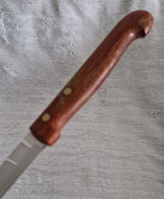 Load image into Gallery viewer, Long Bread / Cheese Cutting Knife with Wooden Handle, Stainless Steel, Made In England, 34cm long