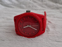Load image into Gallery viewer, Mens Red Diesel DZ1589 Rubber Company Round Watch
