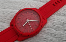 Load image into Gallery viewer, Mens Red Diesel DZ1589 Rubber Company Round Watch
