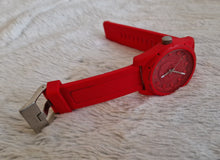 Load image into Gallery viewer, Mens Red Diesel DZ1589 Rubber Company Round Watch
