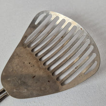 Load image into Gallery viewer, Vintage Kitchamajig utensil - crushes strains whips lifts, lifter, strainer, fish slice. 1950's retro utensil. Kitchenalia, mid century
