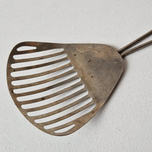 Load image into Gallery viewer, Vintage Kitchamajig utensil - crushes strains whips lifts, lifter, strainer, fish slice. 1950's retro utensil. Kitchenalia, mid century