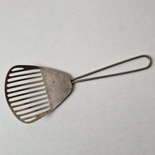 Load image into Gallery viewer, Vintage Kitchamajig utensil - crushes strains whips lifts, lifter, strainer, fish slice. 1950's retro utensil. Kitchenalia, mid century