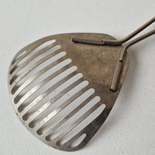 Load image into Gallery viewer, Vintage Kitchamajig utensil - crushes strains whips lifts, lifter, strainer, fish slice. 1950's retro utensil. Kitchenalia, mid century