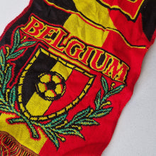 Load image into Gallery viewer, Vintage Belgium National Football Team Scarf Sports Collectable Memorabillia