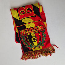 Load image into Gallery viewer, Vintage Belgium National Football Team Scarf Sports Collectable Memorabillia