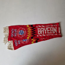 Load image into Gallery viewer, Vintage Bayern Munchen Munich Deutscher Rekordmeister Champions Football Scarf