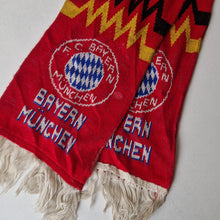 Load image into Gallery viewer, Vintage Bayern Munchen Munich Deutscher Rekordmeister Champions Football Scarf