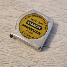 Load image into Gallery viewer, Vintage Stanley P3ME Powerlock Life Guard Yellow 10ft-3m Tape Measure