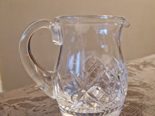 Load image into Gallery viewer, Vintage small cut crystal milk jug creamer
