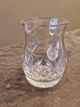 Load image into Gallery viewer, Vintage small cut crystal milk jug creamer