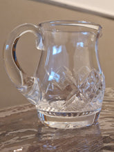 Load image into Gallery viewer, Vintage small cut crystal milk jug creamer