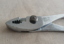 Load image into Gallery viewer, Vintage Slip Joint Pliers 16.5cm Adjustable Serrated Jaws Hand Tool Made in China