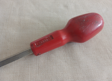 Load image into Gallery viewer, Vintage Stanley Flat Head Screwdriver 19.5cm Slotted Tip Hand Tool Red Handle England