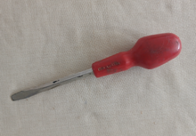 Load image into Gallery viewer, Vintage Stanley Flat Head Screwdriver 19.5cm Slotted Tip Hand Tool Red Handle England