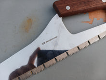 Load image into Gallery viewer, Vintage YAX Japanese Stainless Steel Meat Frozen Food Saw Rosewood Handle Boxed