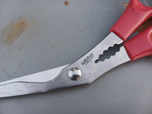 Load image into Gallery viewer, Wiltshire StaySharp 21cm Kitchen Scissors Shears Red Handle Multi Purpose