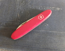 Load image into Gallery viewer, Vintage Victorinox Swiss Army Red Pocket Knife 2 Blade Folding Penknife 85mm