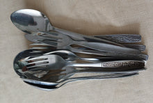 Load image into Gallery viewer, Vintage Cutlery Set 12 Piece Stainless Steel Spoons Forks Knife Mixed Lot