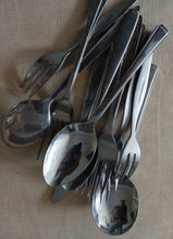 Load image into Gallery viewer, Vintage Cutlery Set 12 Piece Stainless Steel Spoons Forks Knife Mixed Lot