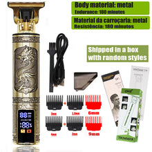 Load image into Gallery viewer, T9 Hair Clipper Repair Beard Shaving Body Hair Trimmer Clippers Electric Machine Men Haircut Machine 0mm Barber Shaver