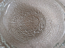 Load image into Gallery viewer, Vintage Ashtray In Glass Geometrical Layers Of Ice Patterns , France Circa 1960