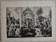 Load image into Gallery viewer, Vintage Double-Sided Book Plate , Adoration of the Magi & Self-Portrait Detail