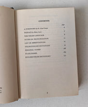 Load image into Gallery viewer, Vintage 1960 Collins-Spurrell Welsh Dictionary Blue Cloth Hardback Re-edited