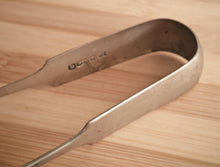 Load image into Gallery viewer, Vintage Silver-Plated Sugar Tongs 15cm Long Stamped Hallmarks Elegant Collectible