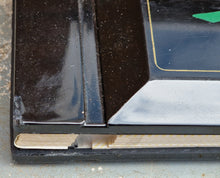 Load image into Gallery viewer, Vintage Japanese Water Lilly Flower Theme Photograph Album , Black Plastic Cover