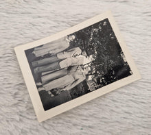 Load image into Gallery viewer, Vintage Black & White Old Family Photograph, 2 Woman and a Smartly Dressed Old Man, Date Uknown, Vo