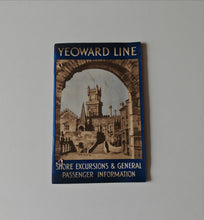Load image into Gallery viewer, 1930s YEOWARD LINE Cruise Booklet Shore Excursions & General Passenger Informati
