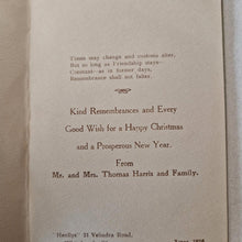 Load image into Gallery viewer, True Vintage c 1950s Christmas Greeting Card Every Good Wishes Used Condition