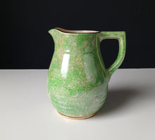 Load image into Gallery viewer, Govancroft Glasgow Green Spongeware Pottery Jug Pitcher Vintage Scottish