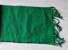 Load image into Gallery viewer, Vintage C&A Canda Scarf Green  Blue Patterned 100% Polyester 132cm Long UK Made
