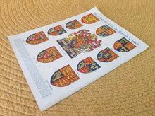 Load image into Gallery viewer, Vintage Book Plates: Royal Arms Shield Illustrations Images, Ideal for framing or scrapbooking proj