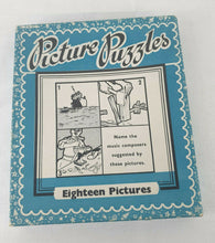 Load image into Gallery viewer, Vintage PICTURE PUZZLES No.7 PGP Party Game Publishers 50s Retro