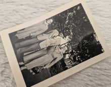 Load image into Gallery viewer, Vintage Black & White Old Family Photograph, 2 Woman and a Smartly Dressed Old Man, Date Uknown, Vo