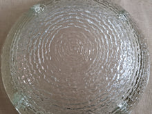 Load image into Gallery viewer, Vintage Ashtray In Glass Geometrical Layers Of Ice Patterns , France Circa 1960