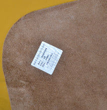 Load image into Gallery viewer, One Small Piece Cowhide Genuine Natuzzi Brown LEATHER MATERIAL Sample , Scrap Piece