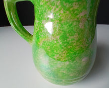 Load image into Gallery viewer, Govancroft Glasgow Green Spongeware Pottery Jug Pitcher Vintage Scottish