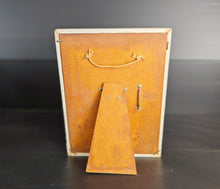 Load image into Gallery viewer, Vintage Robert J. May Framed Dog Print Samoyed Blue Toned Illustration